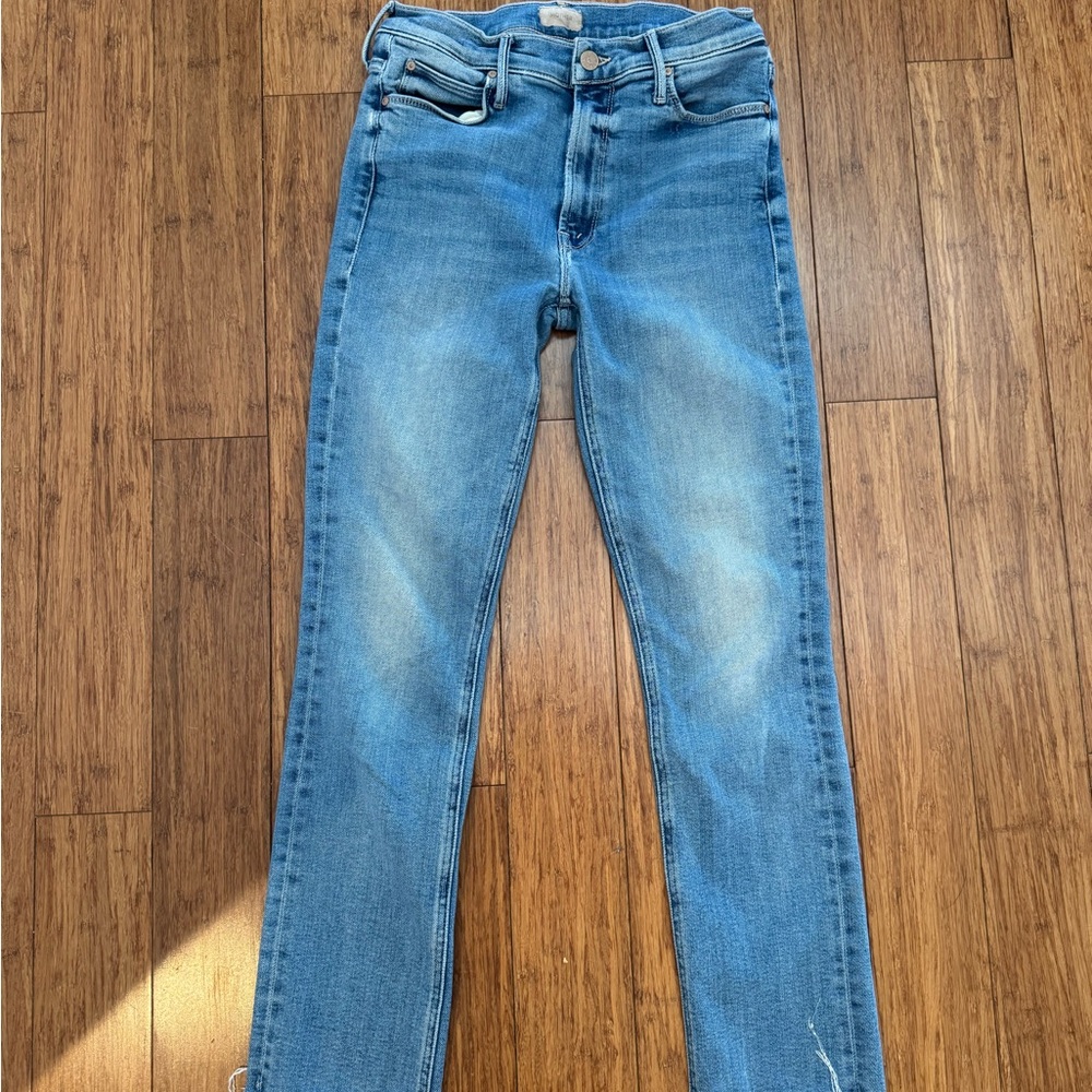 MOTHER Light Blue Skinny Jeans